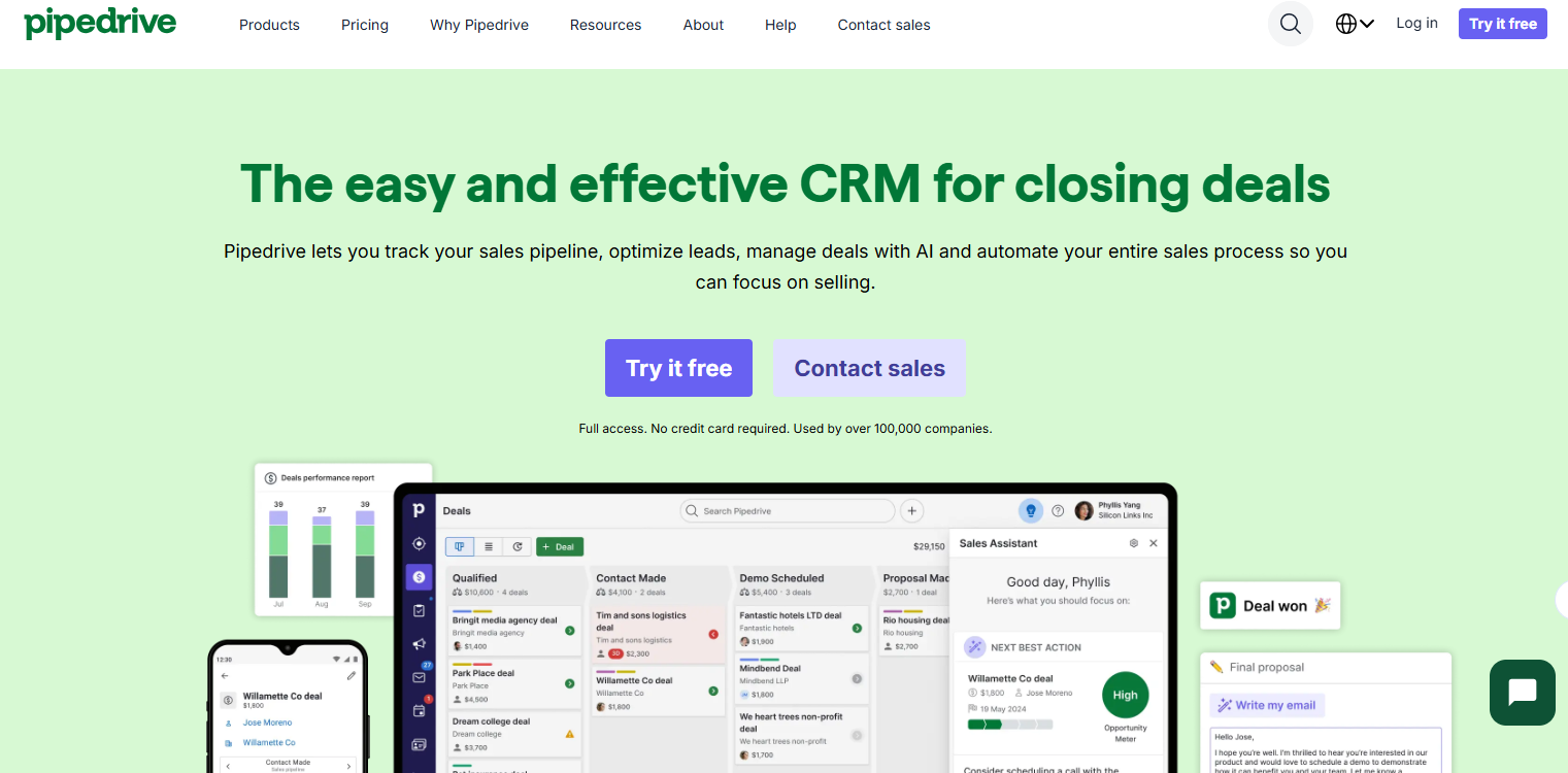 Pipedrive CRM