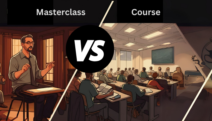 Difference between a Masterclass And a Course