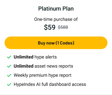 HypeIndex AI Price