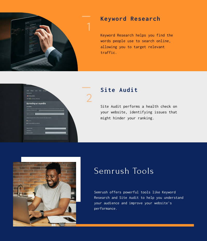 semrush tools key features