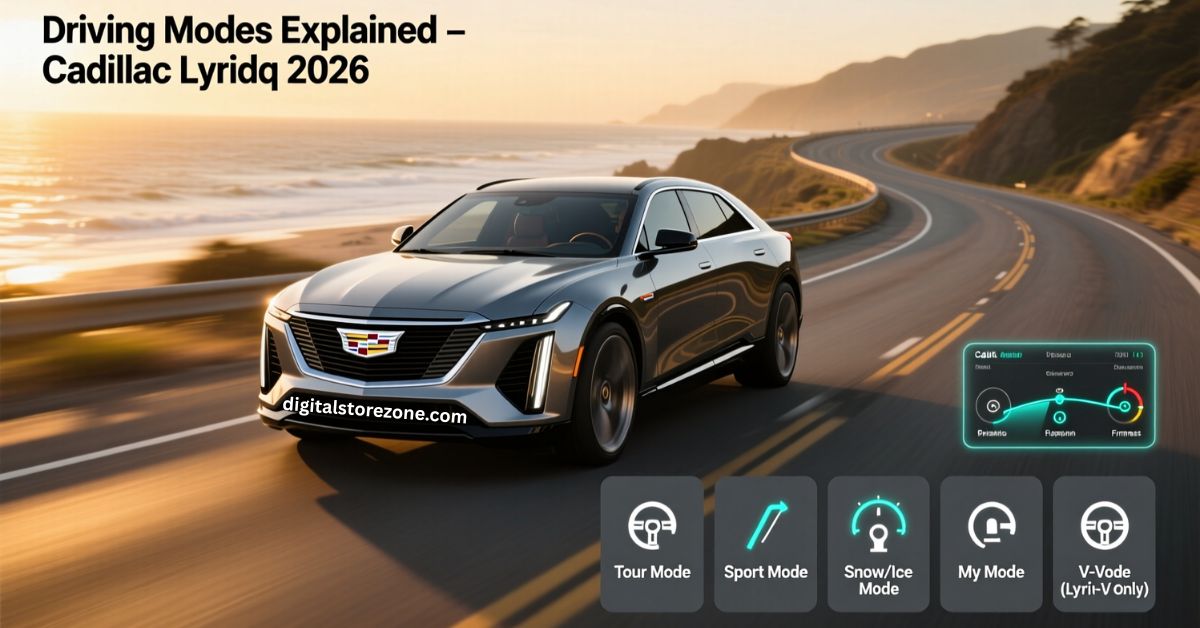 do the driving modes in cadillac lyriq offer different ranges or battery usages?