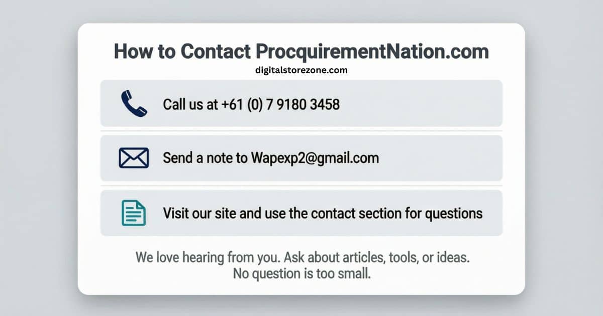 procurementnation.com contact