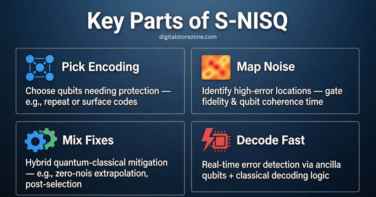 s-nisq quantum error correction
