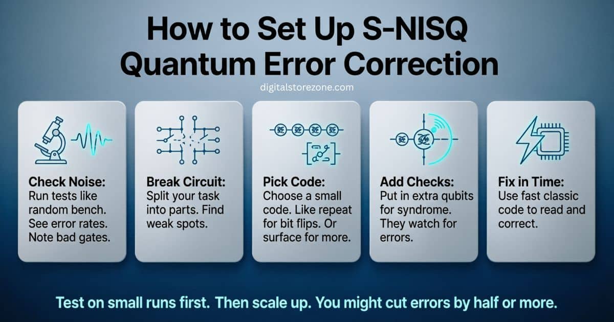 s-nisq quantum error correction